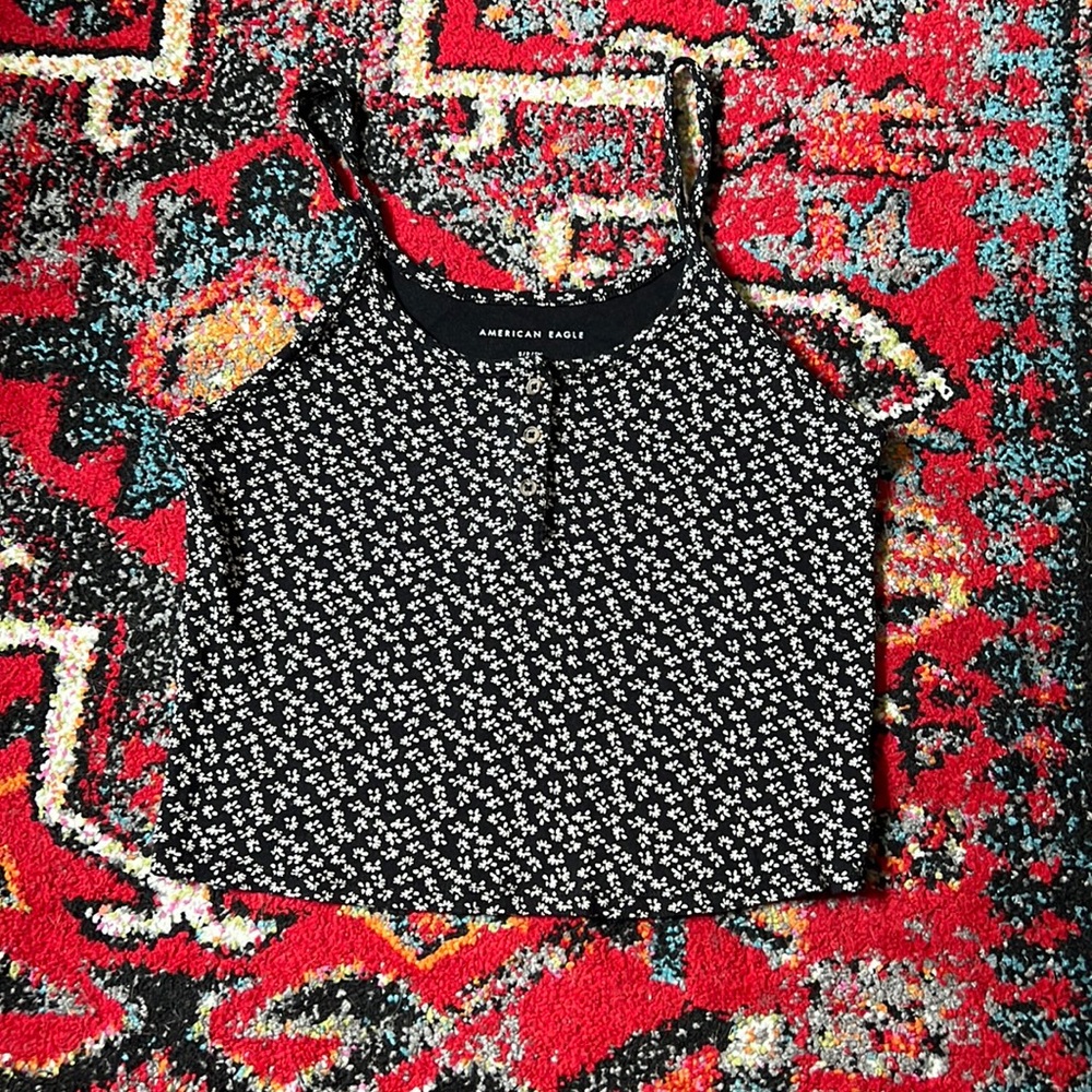 American Eagle Floral Print Tank